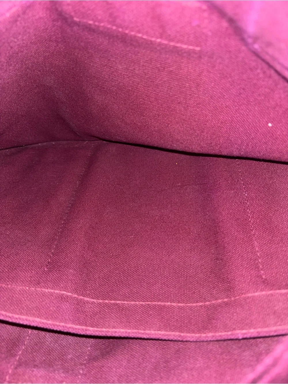 Lands' End Plum Canvas Duffel Bag